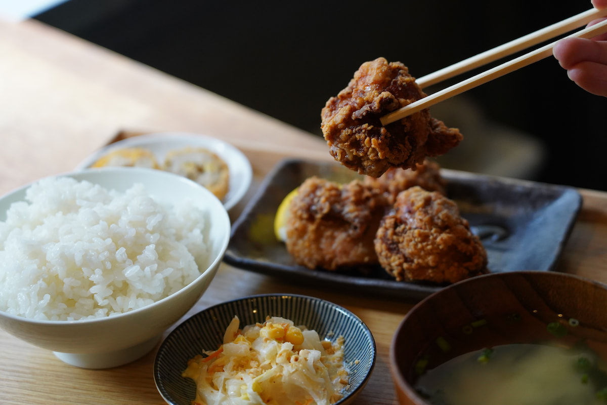 鹿児島地鶏唐揚げ定食